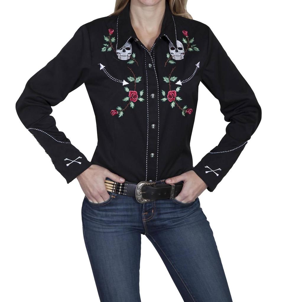Scully SKULL SHIRT