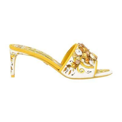 Dolce & Gabbana Majolica brocade mules 1