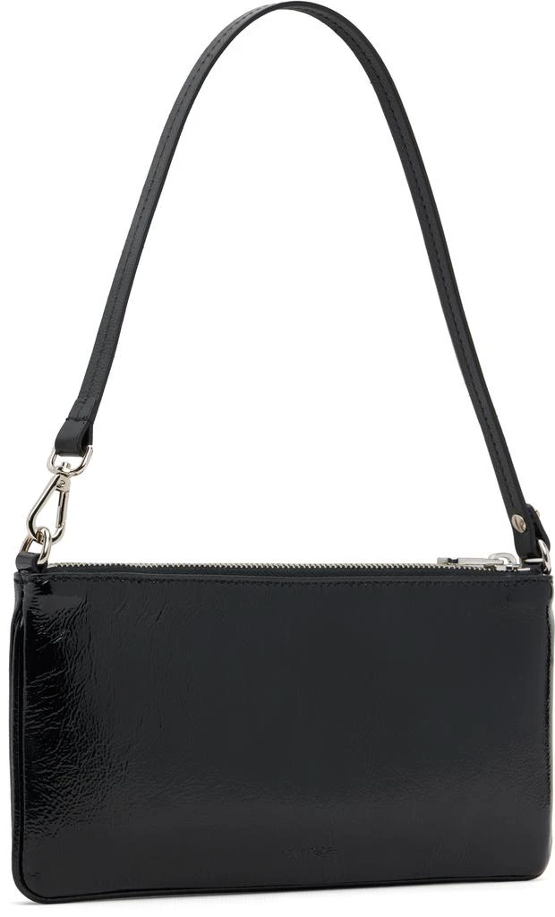Courrèges Black Zipped Naplack Pouch 3