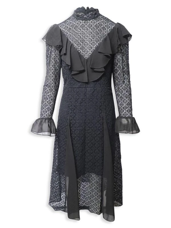 Temperley London Cotton Prairie Lace Dress 1
