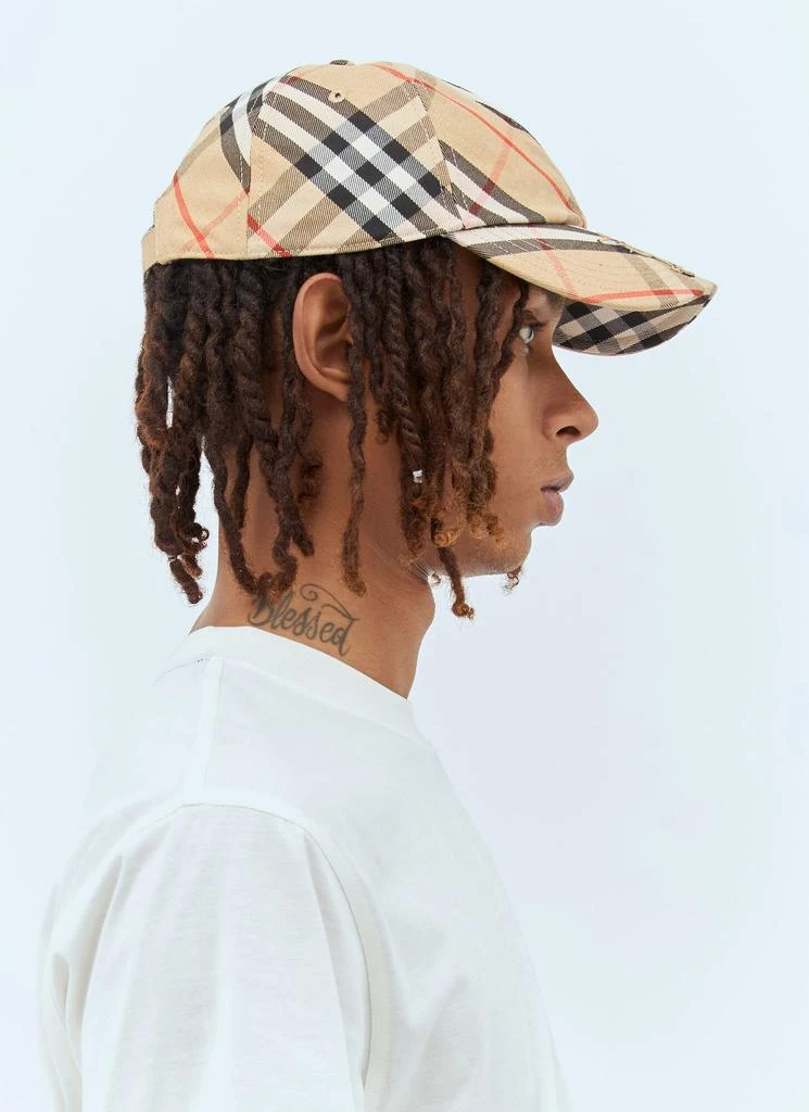 Burberry Check Baseball Cap 3