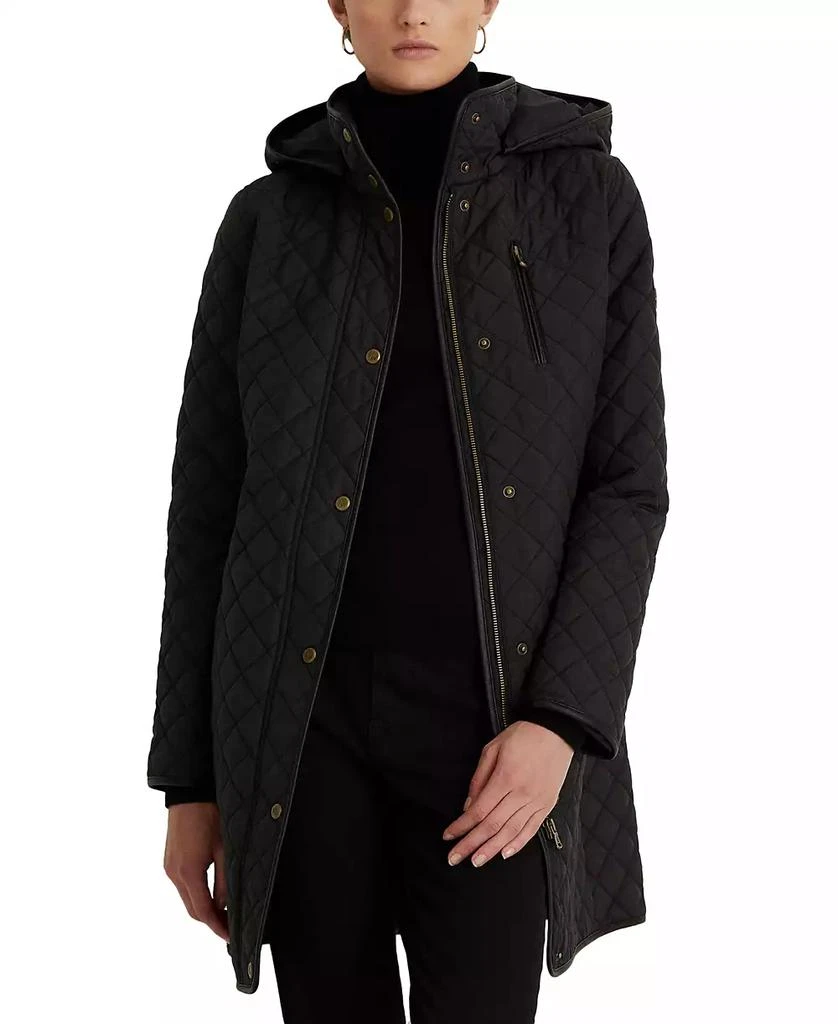 Lauren Ralph Lauren Women's Hooded Quilted Coat 1