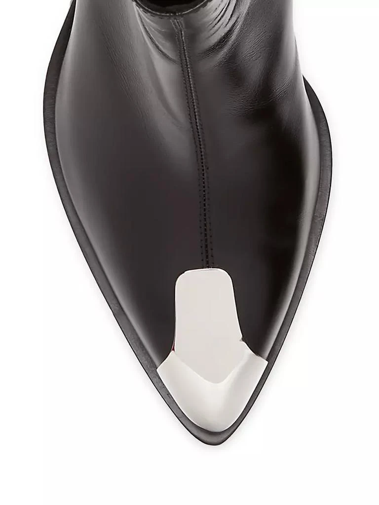 Alexander McQueen Leather Ankle Boots 4