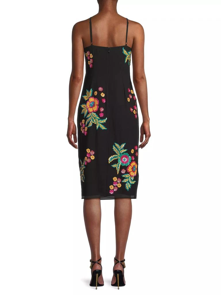 Floral Sequin Halter Midi-Dress  On Sale Now with Up to 61% Off | Discover  Exclusive Deals & Savings at BeyondStyle  Authentic Liv Foster women's| halter|floral|dresses|midi-length|sleeveless|Women's|sheath|contemporary| sequin|women's apparel with ...