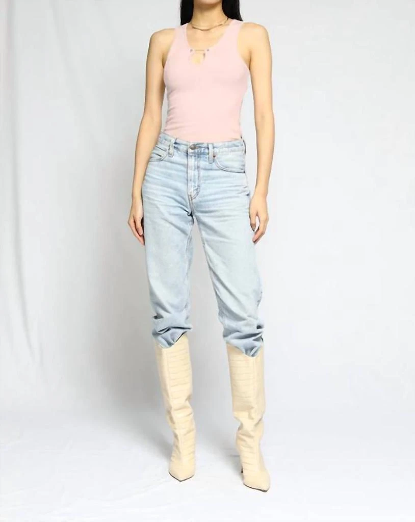 The Range Alloy Rib Barbell Tank In Dusty Desert 3