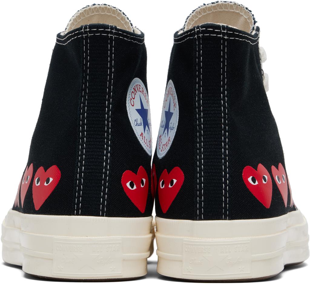 Comme des Garcons Black Converse Edition Chuck 70 Multi Heart Sneakers