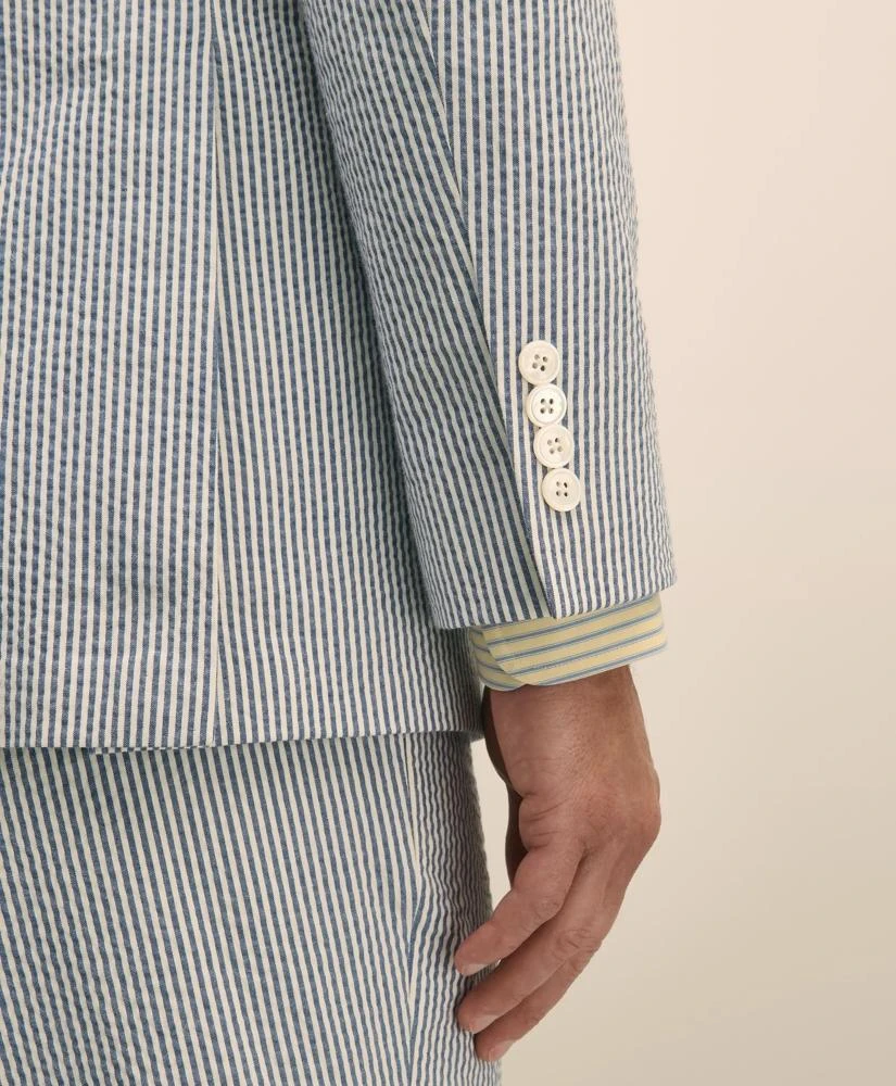 Brooks Brothers Classic Fit Cotton Seersucker 1818 Suit 5
