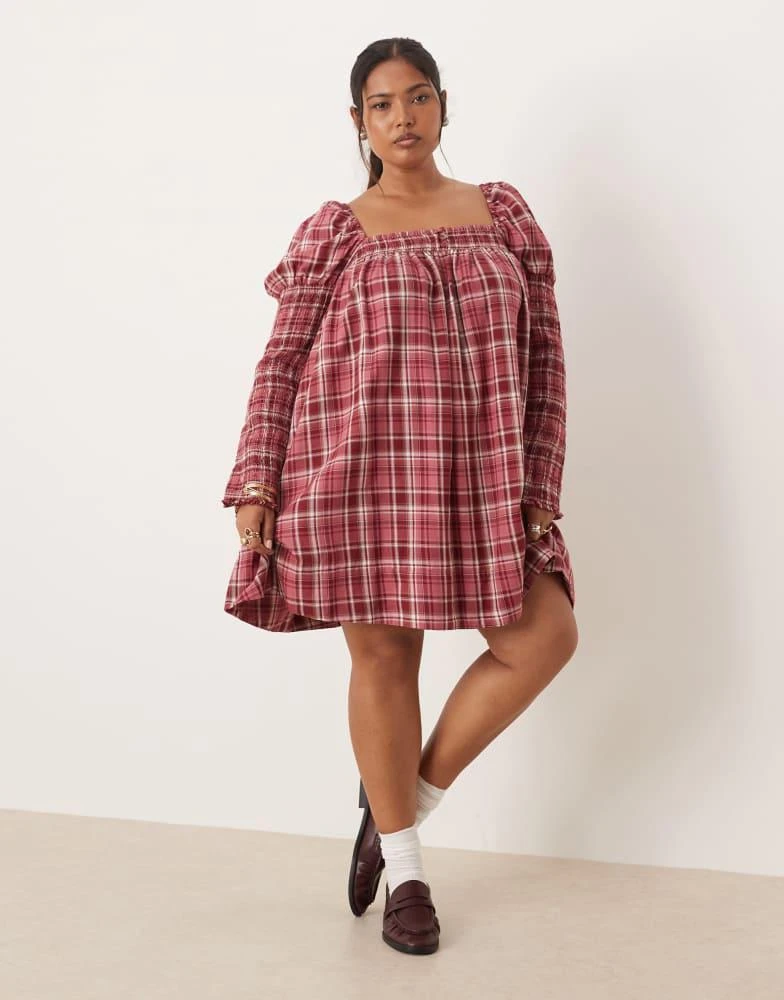 asos curve red dress ASOS EDITION Curve chiffon raw edge ruffle maxi dress with drawstring waist in red