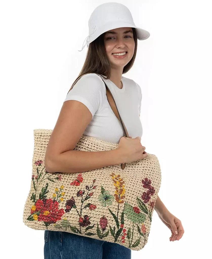 Style & Co Women's Packable Paper Framer Hat, Created for Macy's 6