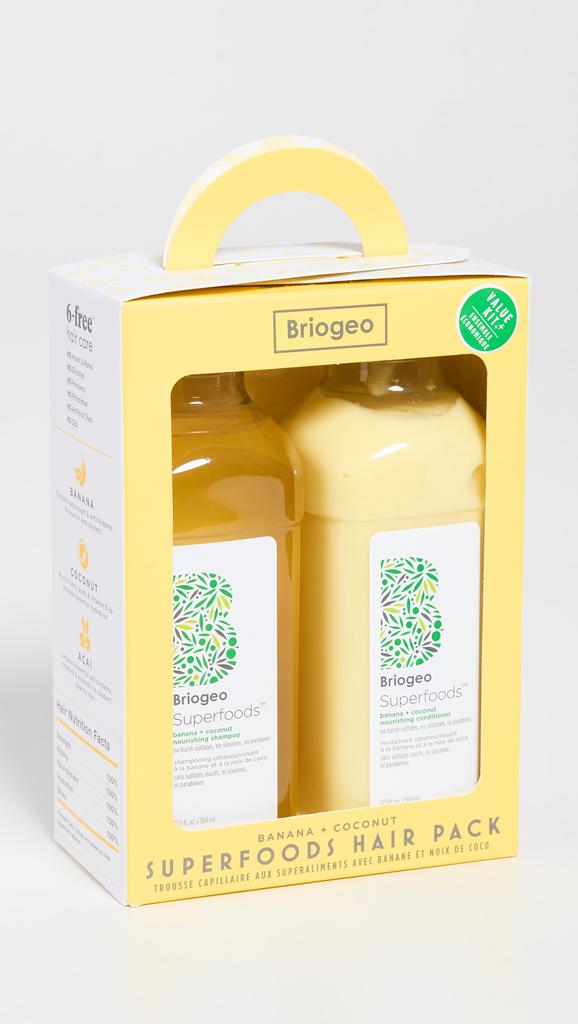 Briogeo Banana + Coconut Nourishing Shampoo + Conditioner