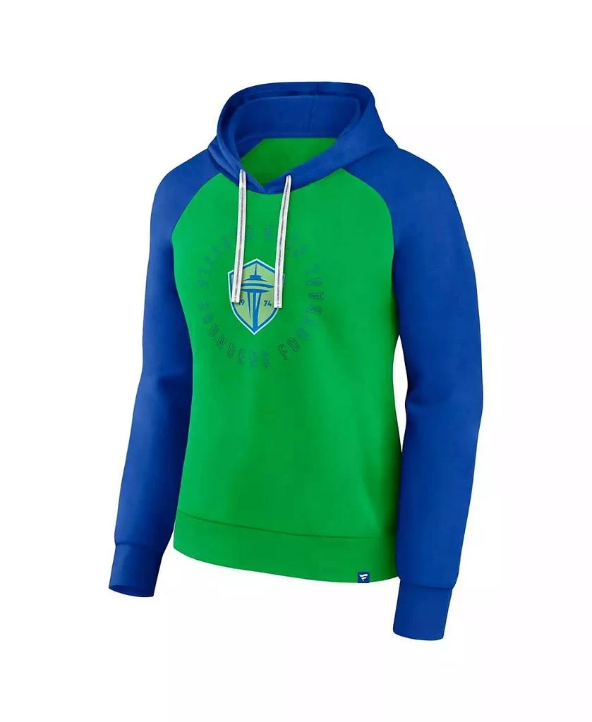Fanatics Women's Rave Green Seattle Sounders FC Instep Pullover Hoodie 3