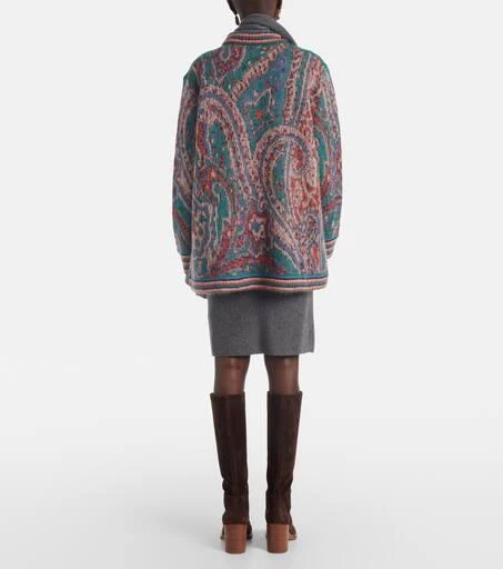 ETRO Paisley mohair-blend jacquard cardigan 3