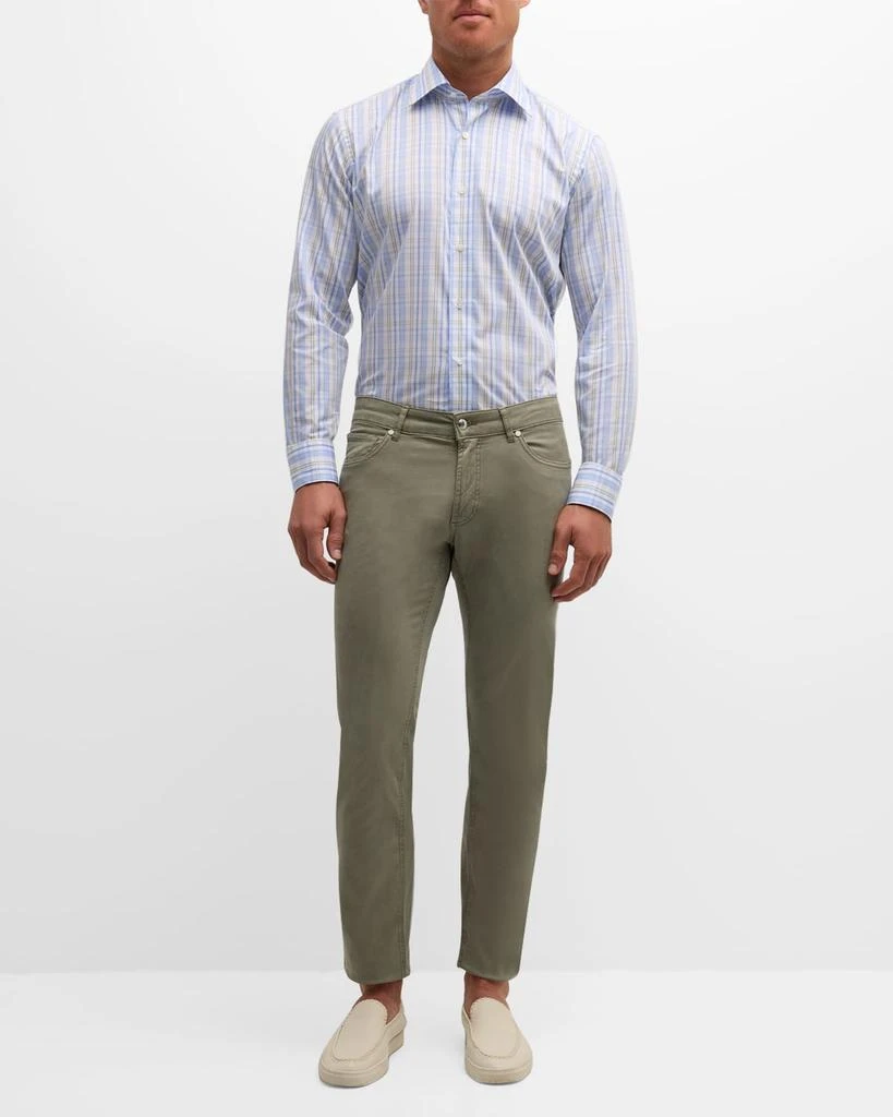 Peter Millar Men's Viggo Check-Print Cotton Sport Shirt 3