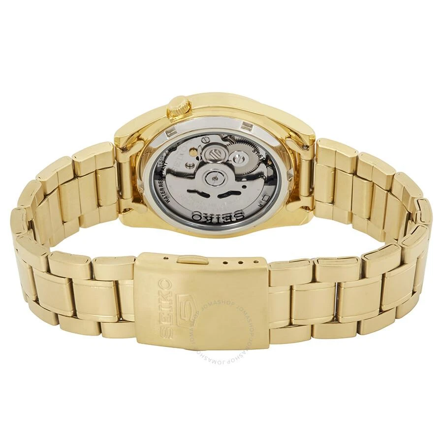 Seiko Series 5 Automatic Gold Dial Men's Watch SNKL48 3
