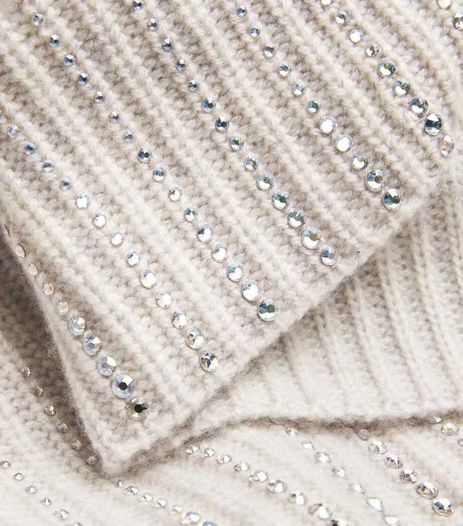 William Sharp Cashmere Crystal-Embellished Cape 5