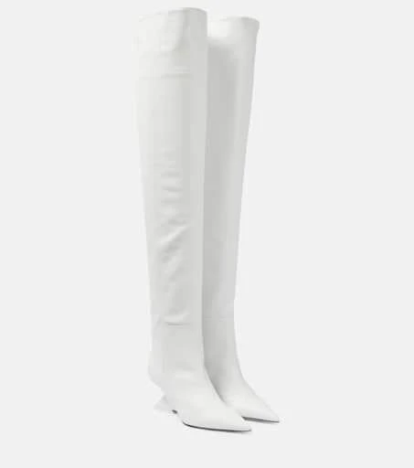The Attico Cheope leather over-the-knee boots 1