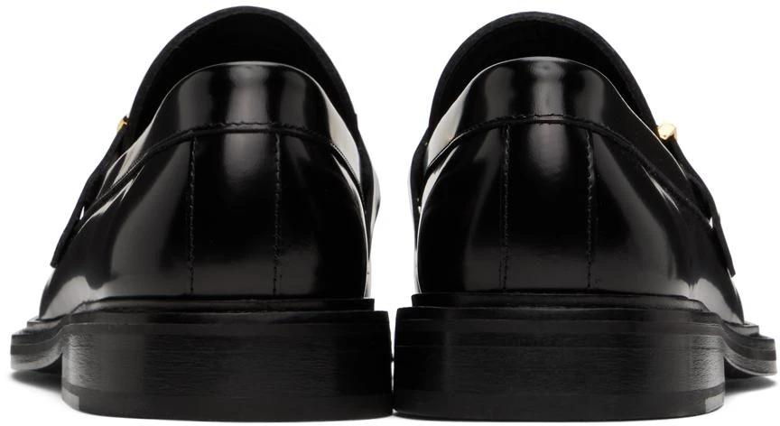 Moschino Black 'Moschino' College Loafers 2