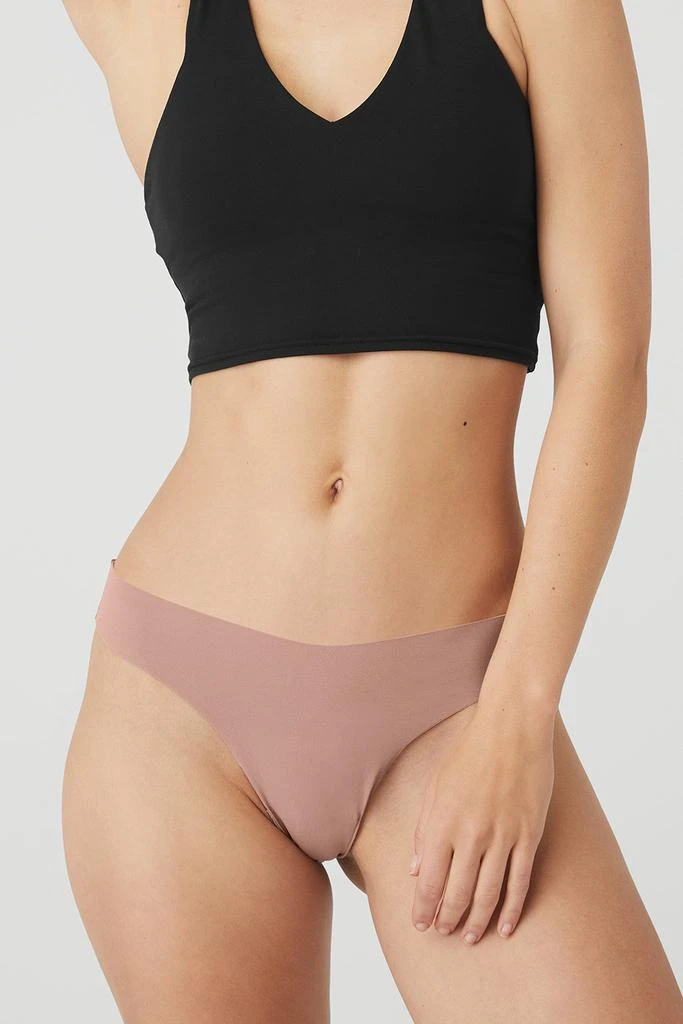 Alo Airbrush Invisible Thong - Smoky Quartz 4