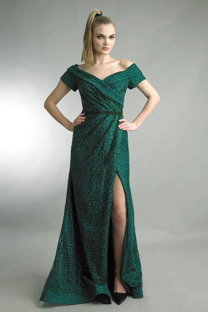Shop Women's Metallic Ruffled Faux-Wrap Dress on Sale at BeyondStyle  Get  25% Off Women's Metallic Ruffled Faux-Wrap Dress with Limited-Time Flash  Deals, Exclusive Discounts, and Special Offers. Enjoy Unbeatable Savings on