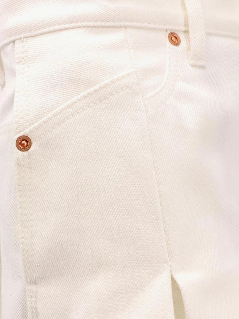 Sacai Cotton shorts with folds 5
