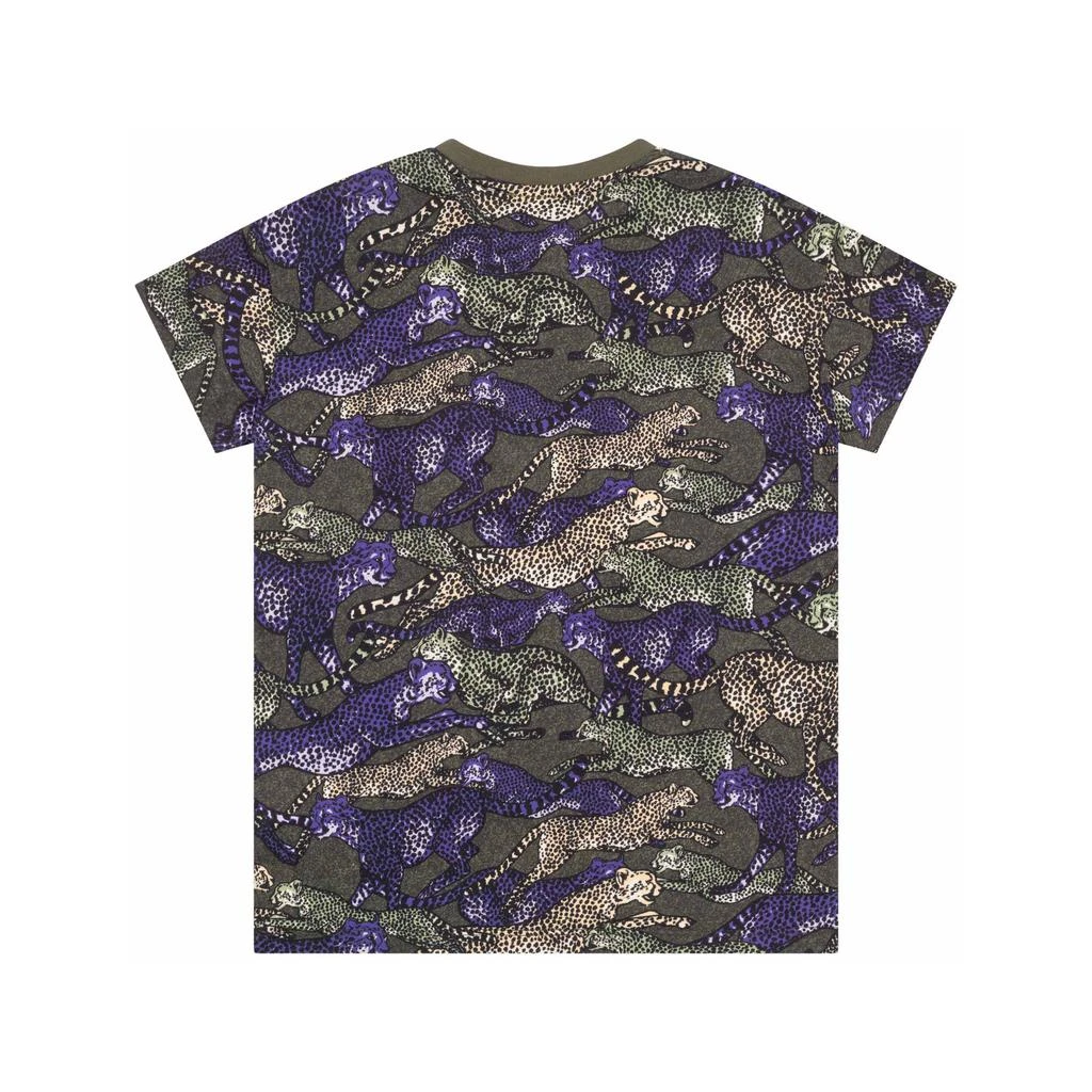 预计3周后发货 Kenzo T-Shirt Manches Courtes Kaki Fonce - Enfant Garçon - Kenzo Kids 2
