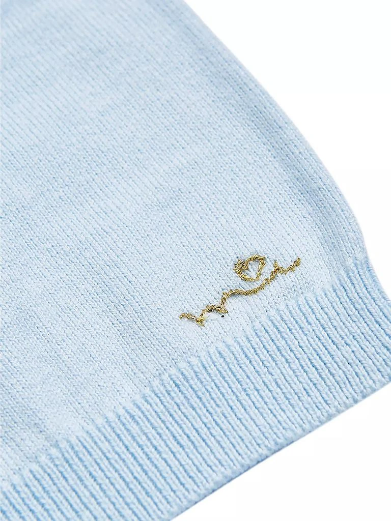 Marie Chantal ​Baby Girl's Pointelle Crown Knit Set 8