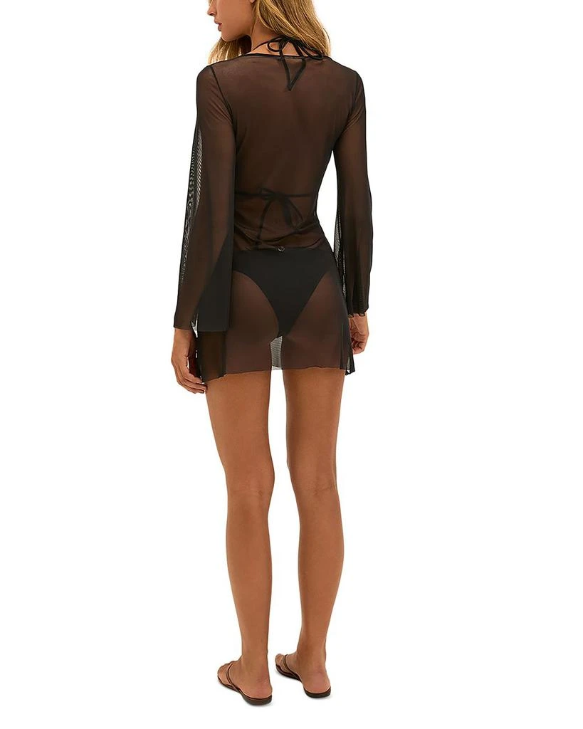 VIX PAULA HERMANNY Lidi Plunge Neck Swim Cover-Up 3