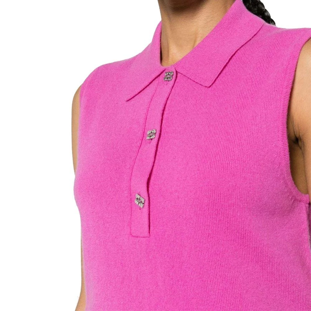 Ganni Ganni Wool And Cashmere Women's Polo 4