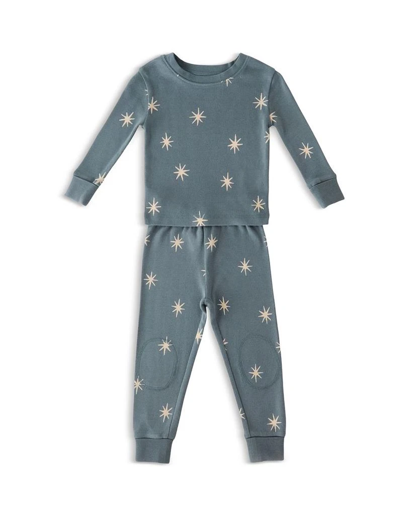 Pehr Unisex Starry Midnight Ribbed Pajama Set - Baby, Toddler 1