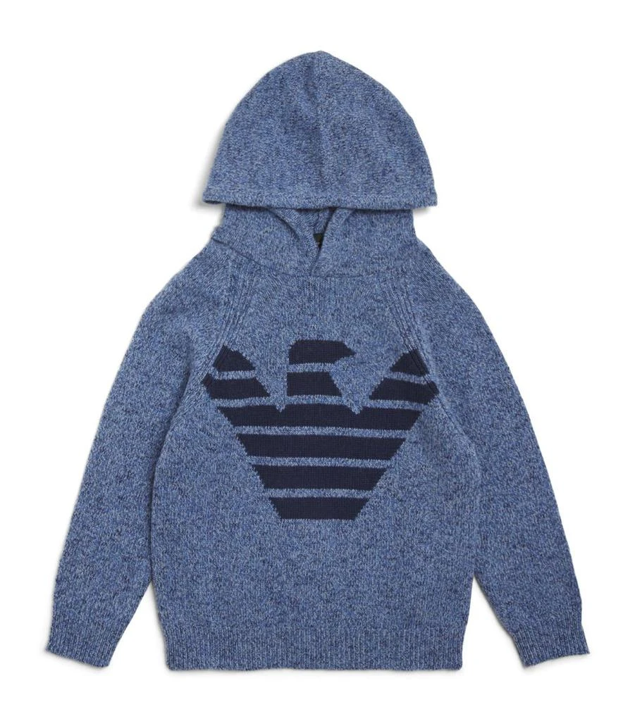 Emporio Armani Jacquard Eagle Hoodie (4-12 Years) 1