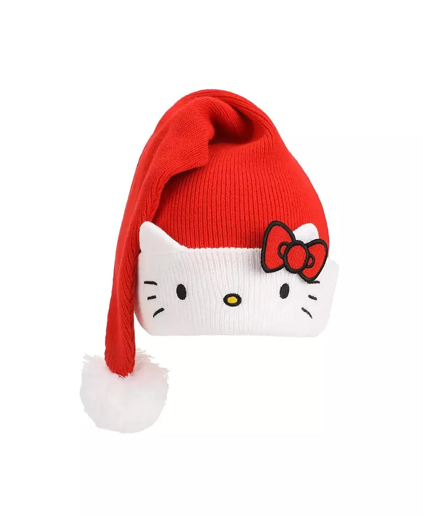 Hello Kitty Men's Face Embroidery Cuff Acrylic Santa Hat 6