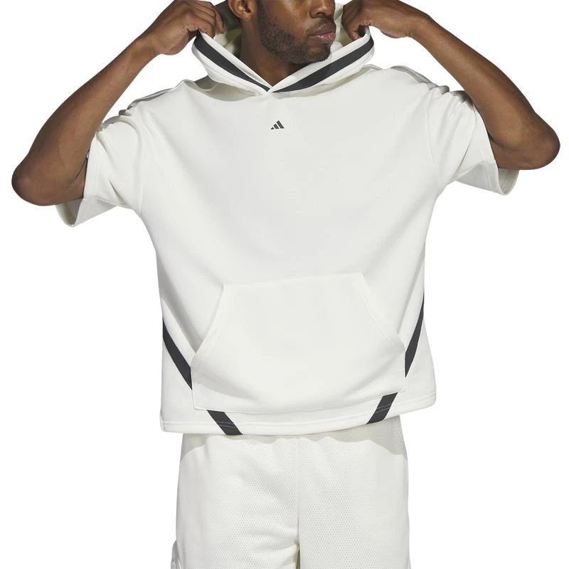 Adidas adidas Basketball Select Short Sleeve Hoodie - Men's 1