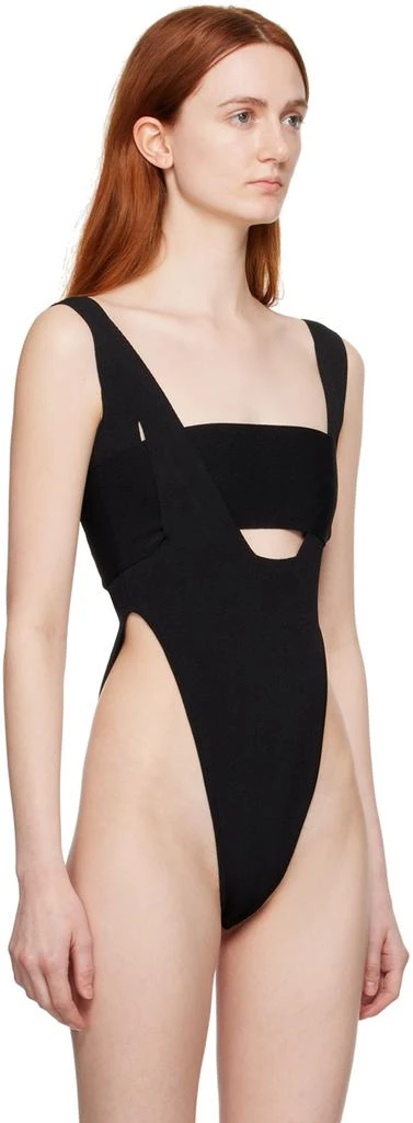 Boyarovskaya Black High-Cut Bodysuit 4