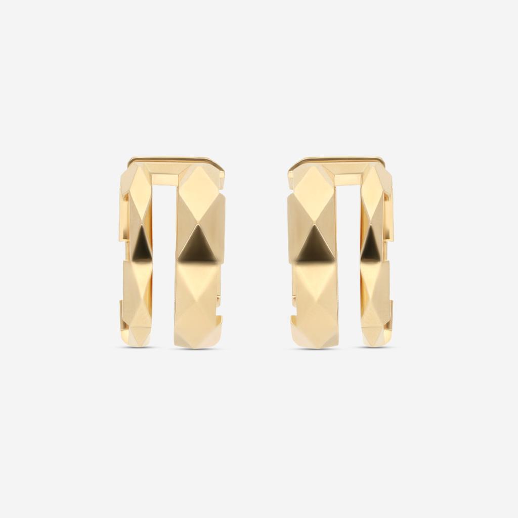 Gucci Gucci Link to Love 18K Yellow Gold Hoop Earrings YBD74564900100U