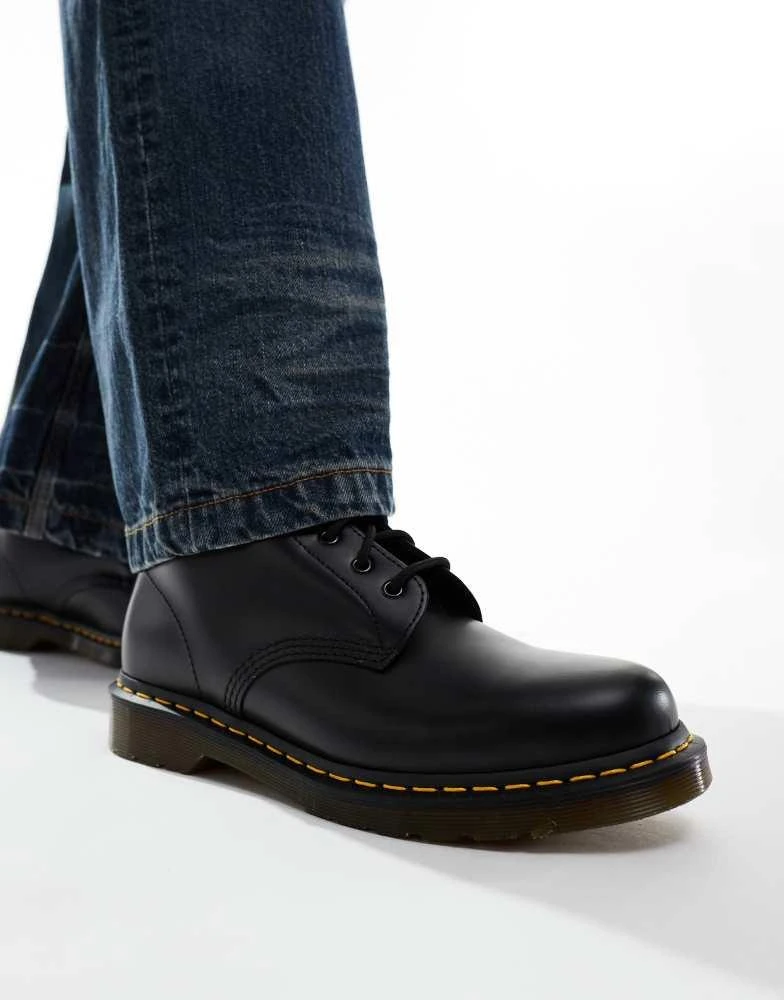 Dr. Martens Dr Martens 101 6 eye boots in black smooth 4