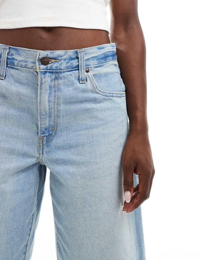 Levi's Levi's baggy dad denim jorts in light blue 3