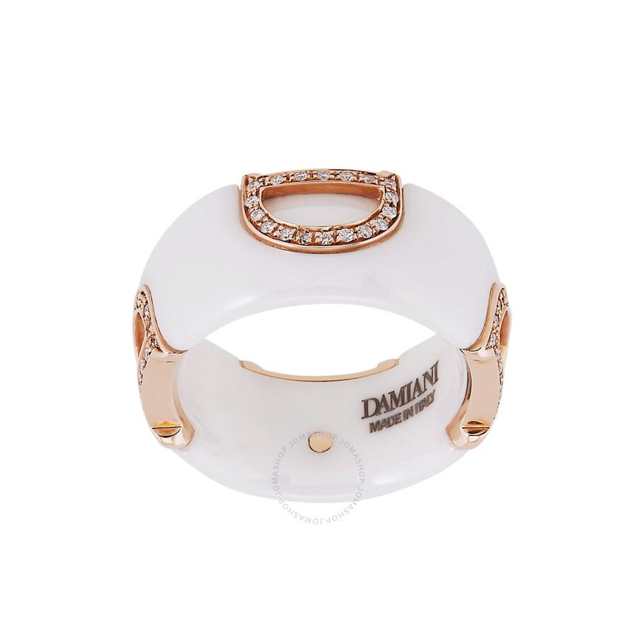 Damiani Open Box - Damiani D.Icon Ladies White Ceramic