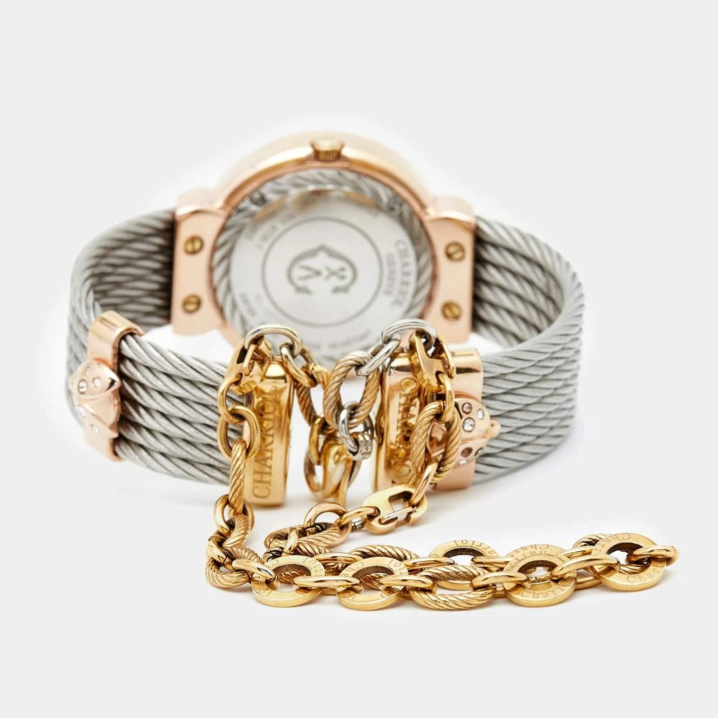 Charriol Charriol Mother Of Pearl Gold Plated And Stainless Steel St-Tropez ST30PC.560.014 Women's Wristwatch 30 mm 5