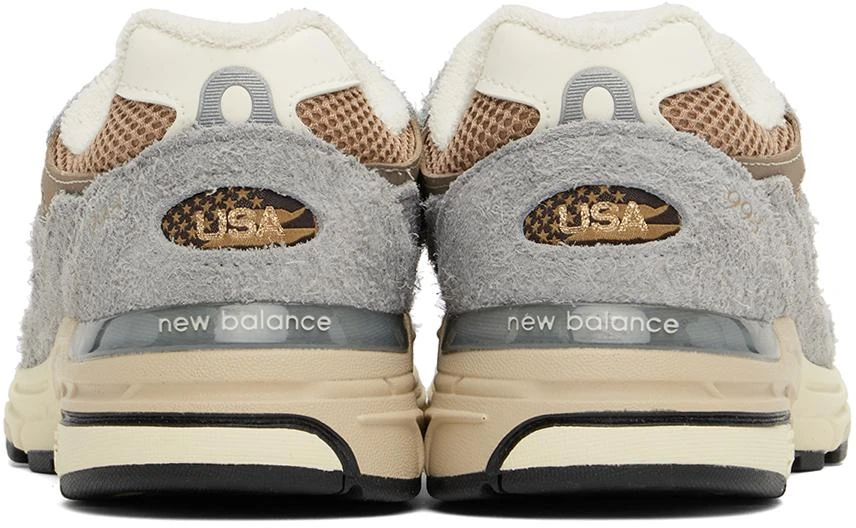 New Balance Grey & Brown 'Made in USA' 993 Sneakers 2