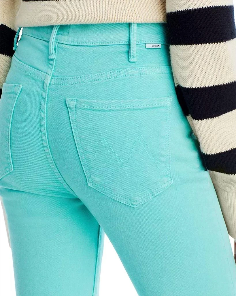 MOTHER Hustler Ankle Fray Flare Leg Jeans 4