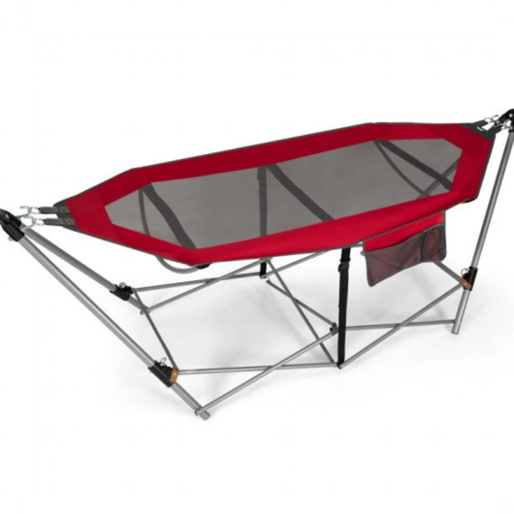 Hivvago Portable Folding Hammock with Hammock Stand-Turquoise 8