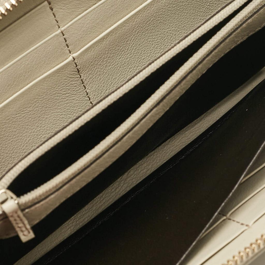 Gucci Gucci Off White/Beige GG Canvas Mayfair Zip Around Wallet