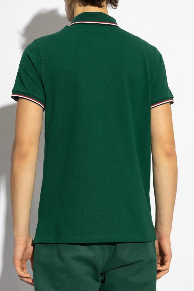 Moncler Moncler Logo Patch Short-Sleeved Polo Shirt 3