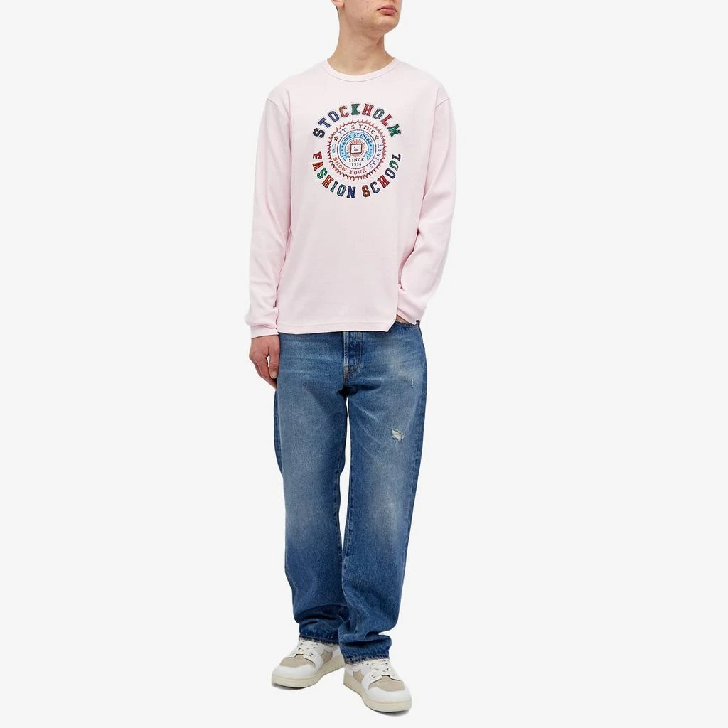 Acne Studios Acne Studios Long Sleeve Eisen School T-Shirt 4