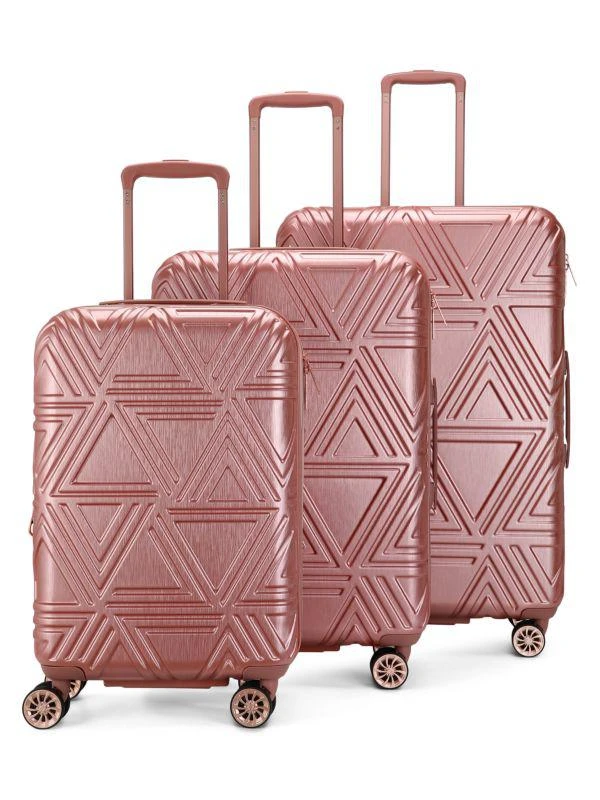 Badgley Mischka Expandable 3-Piece Luggage Set 1