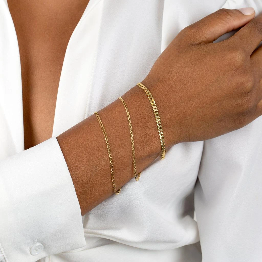 Adina Eden Cuban Chain Bracelet 2