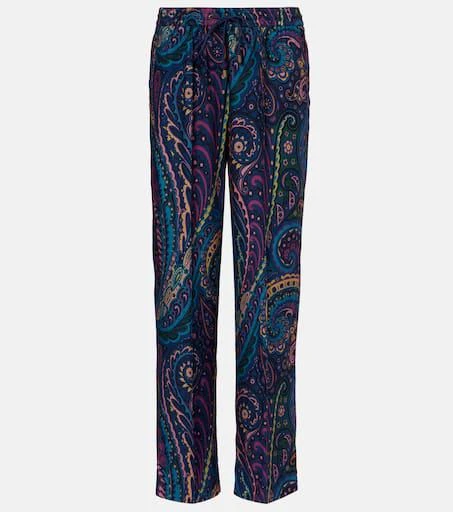 ETRO Printed straight pants 1
