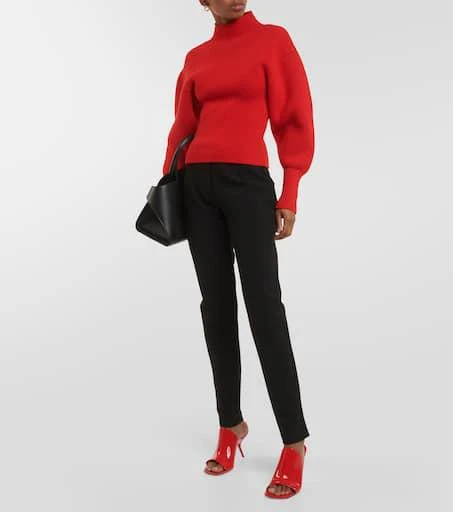 Salvatore Ferragamo Wool-blend gabradine slim pants 2