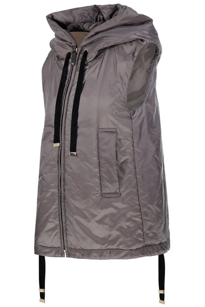 MAX MARA THE CUBE Max Mara The Cube Greengo Zip-Up Hooded Gilet 3