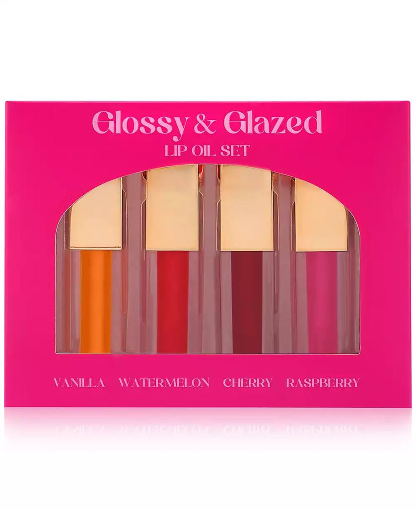 Created For Macy's 4-Pc. Glossy & Glazed Lip Oil Set, Exclusively at Macy's